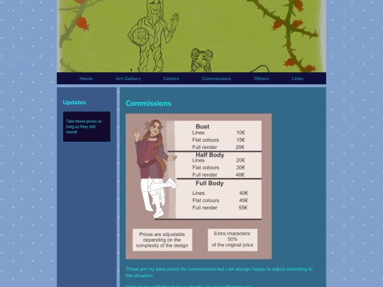 commissions screenshot