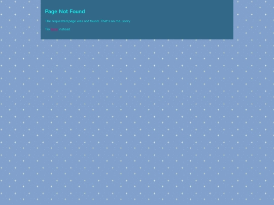 not_found screenshot