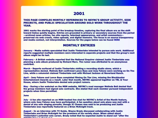 Index/2001_Index screenshot
