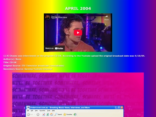 Pages/2004/April screenshot