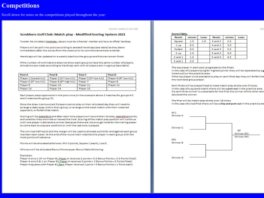Competitions screenshot