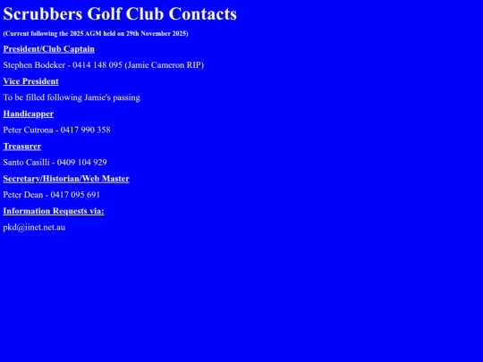 Scrubbers Contacts screenshot