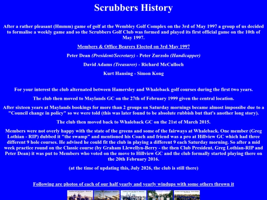 history screenshot