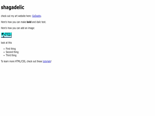 index screenshot