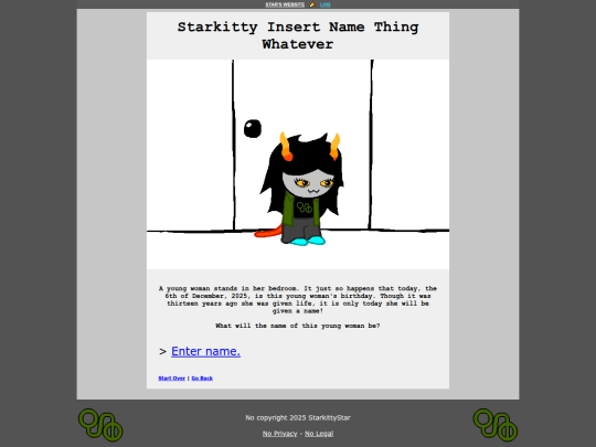 homestuck/0001 screenshot