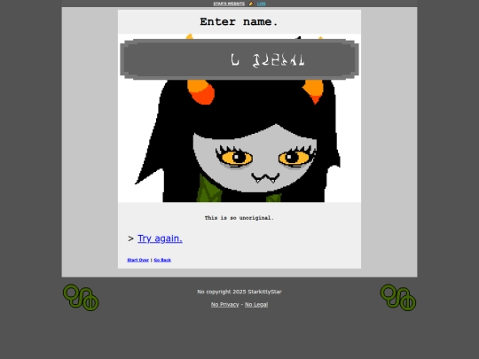 homestuck/0002 screenshot