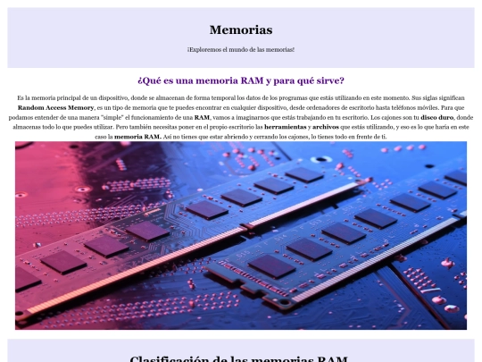 memorias screenshot