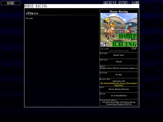 WUB-GAME_HorseRacing screenshot
