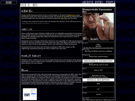WUB-PEOPLE_NickERex screenshot