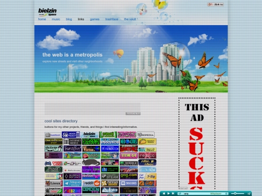 links screenshot