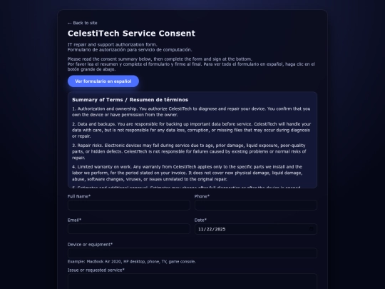 consent screenshot