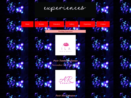 experience screenshot