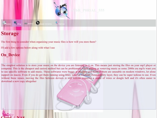 blog/organise screenshot