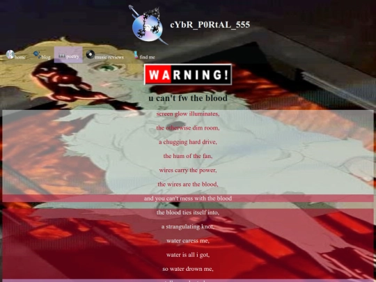 poetry/pride/ucantfwtheblood screenshot