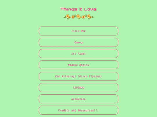 pages/home/things_i_love_overview screenshot