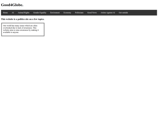 html pages/Economy screenshot