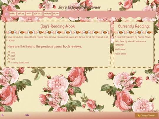book-lists screenshot