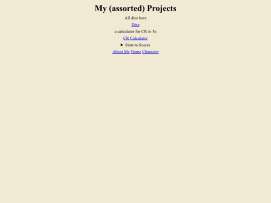 projects screenshot
