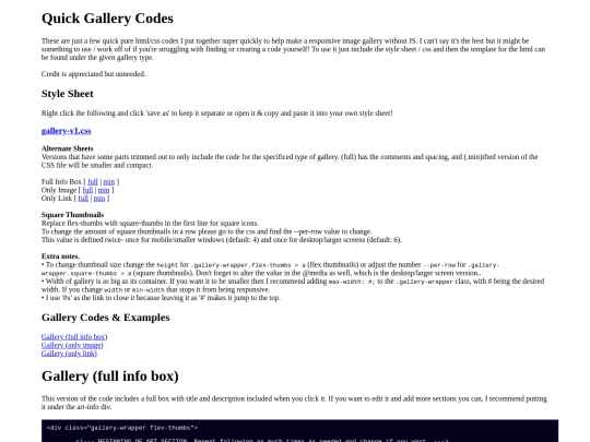 codes/gallery-v1 screenshot