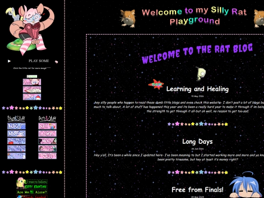 blog screenshot