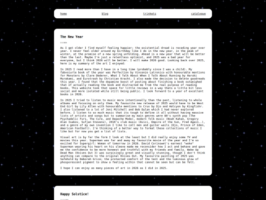 blog screenshot