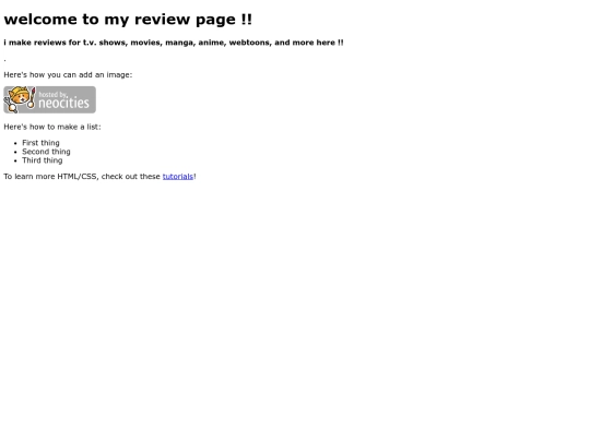 index screenshot