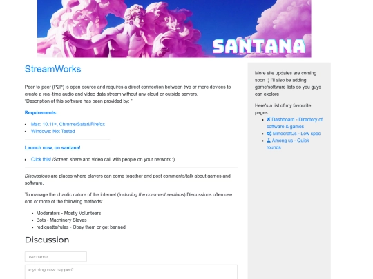page/StreamWorks screenshot