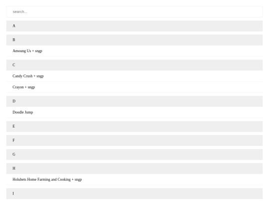 search screenshot
