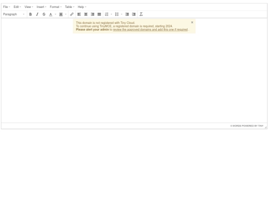 software/TinyMCE screenshot