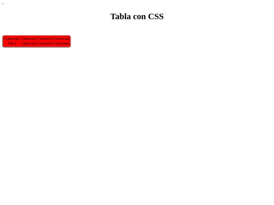 Paginas/TablaCSS screenshot