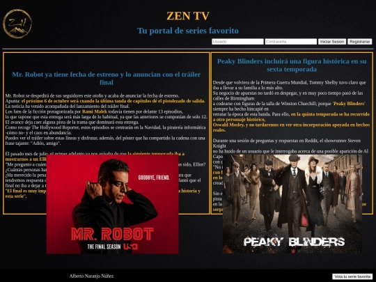 index screenshot