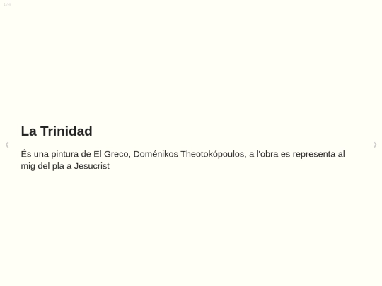 pintors/La Trinidad screenshot