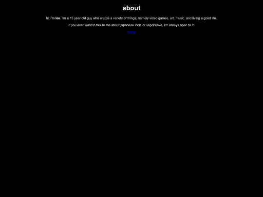 aboutme screenshot
