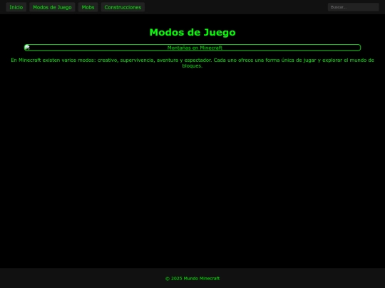 mi-sitio-minecraft/minecraft screenshot