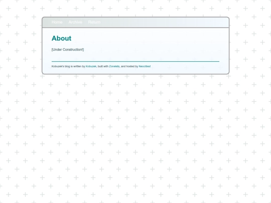 blog/about screenshot