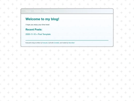 blog screenshot