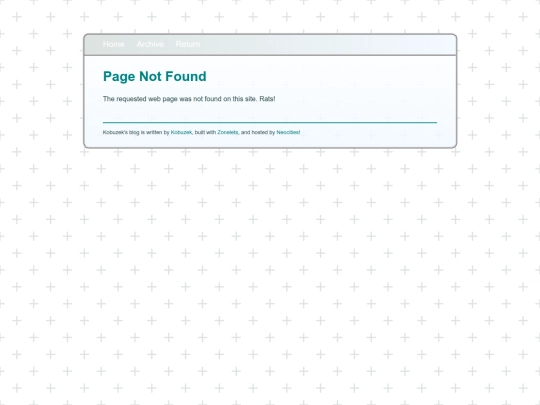 blog/not_found screenshot