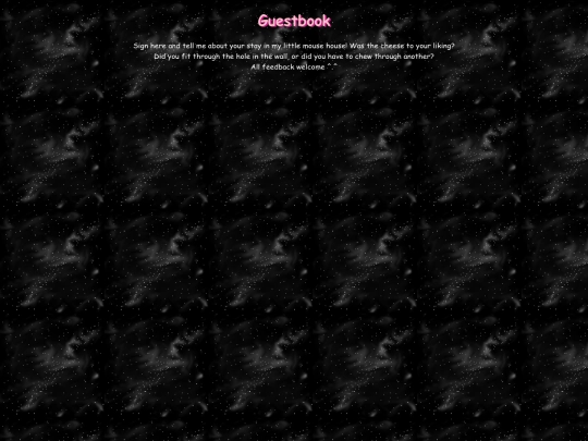Guestbook screenshot