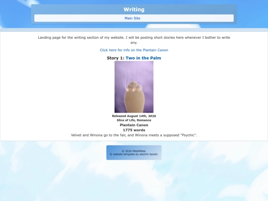writing screenshot