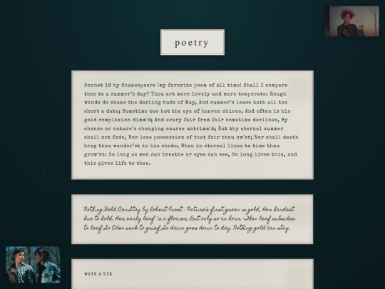 poetry screenshot