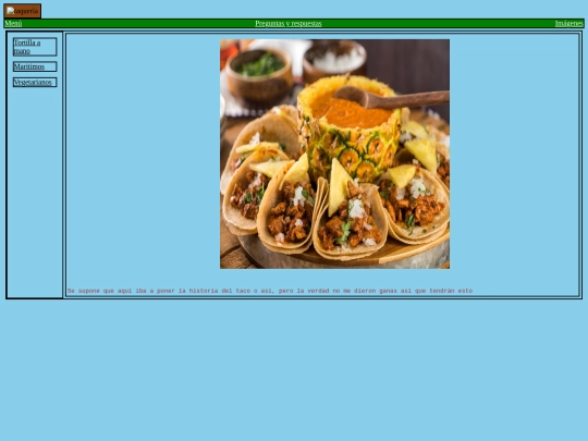 taquería screenshot