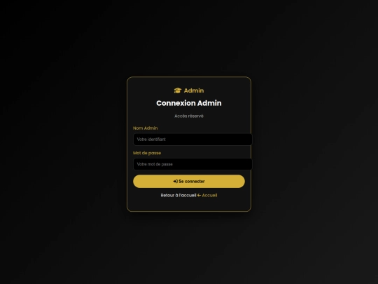 login-admin screenshot