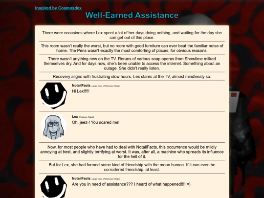 cosmictest/facts screenshot