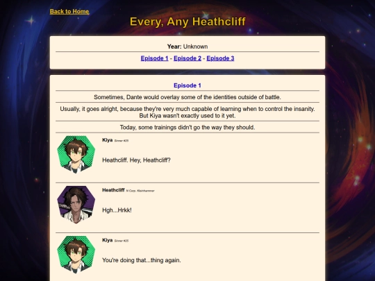 story logs/intervallos/heathids screenshot