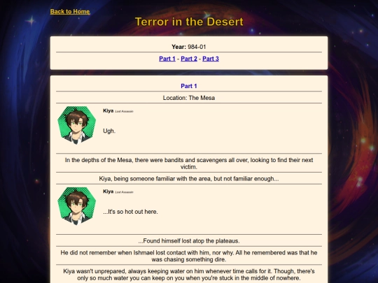 story logs/intervallos/loneshot screenshot