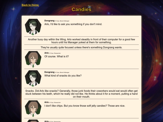 story logs/stories/arlo screenshot