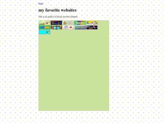 favwebsites screenshot