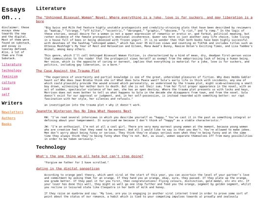 links/essays/essays1 screenshot