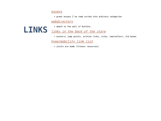 links/links screenshot