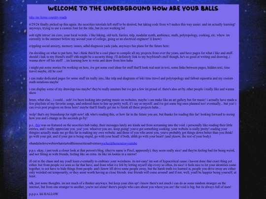 blog screenshot